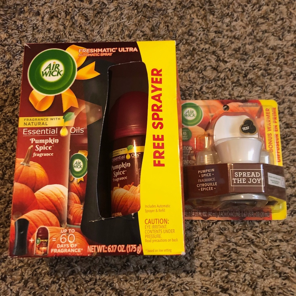 New In Box AirWick Pumpkin Spice Bundle